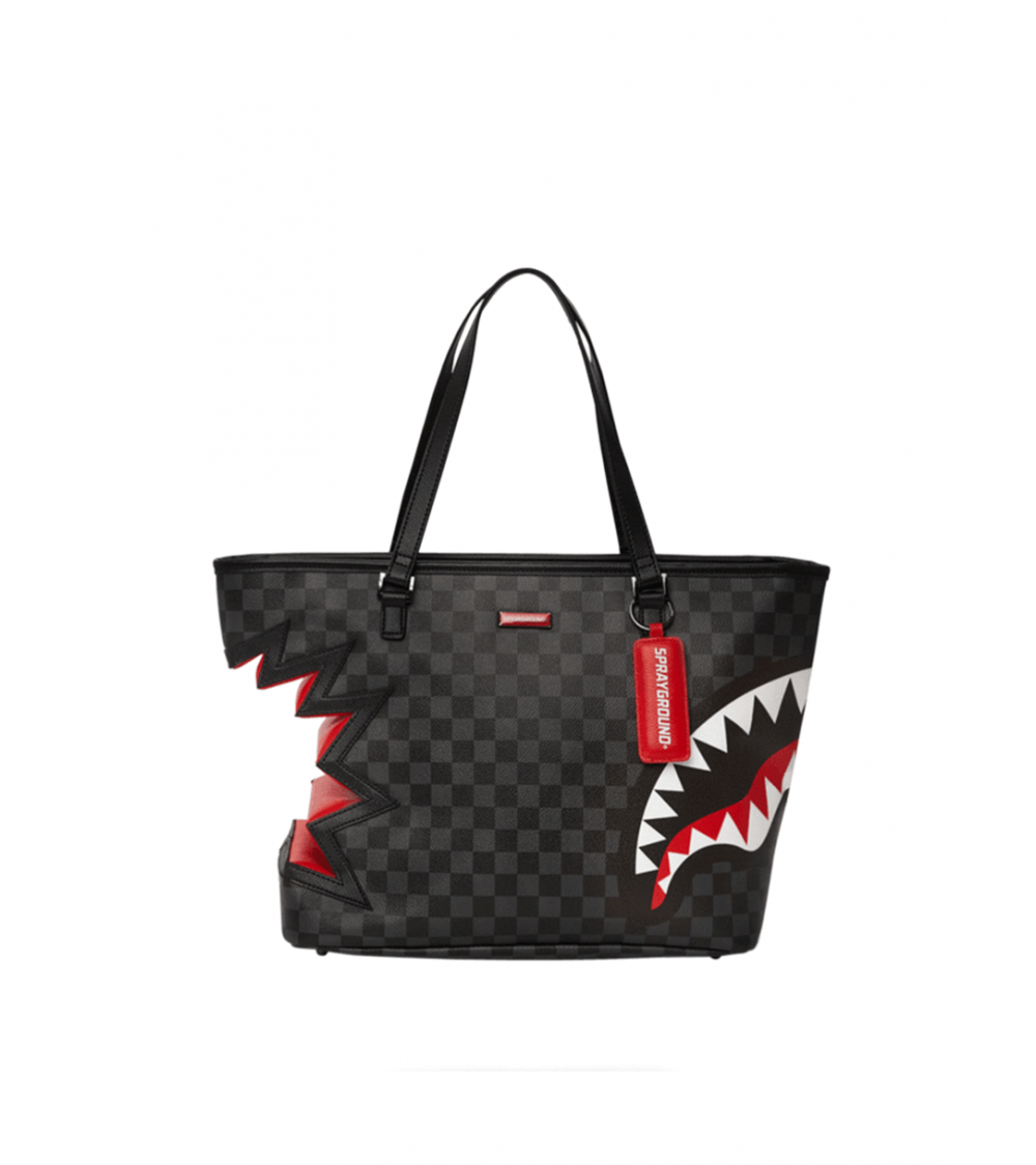 Borsa Sprayground Sharks In Paris Shark Bite Tote Nero Donna