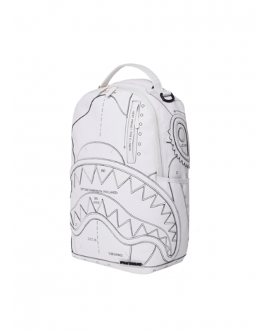 Zaino donna Sprayground bianco Trinity 2.0 910B3663NSZ - Spedizione Gratuita