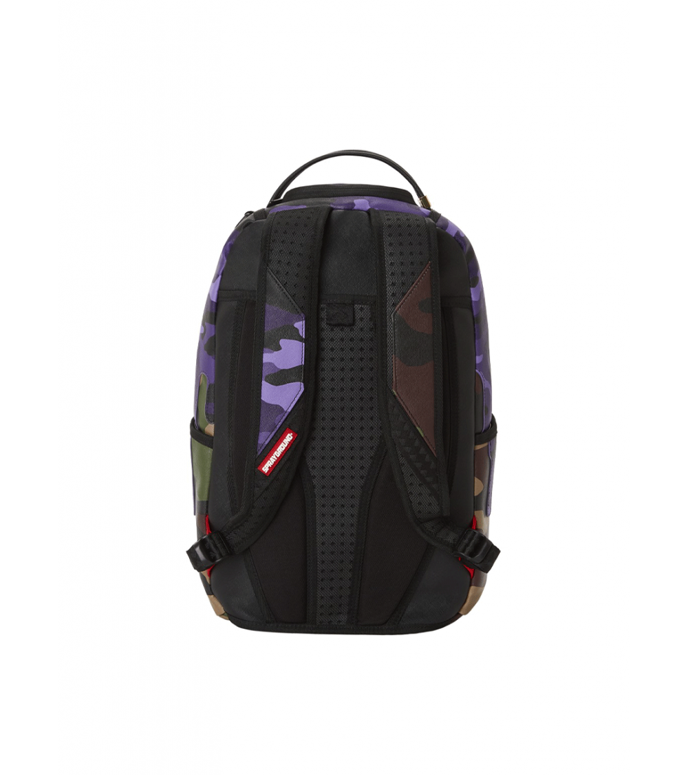 Backpack Sprayground XTC Purple Camp Drip Multicolor Unisex
