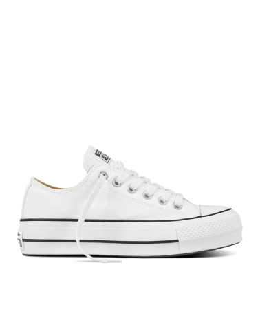 SHOES CONVERSE CHUCK TAYLOR ALL STAR PLATFORM CANVAS WHITE WOMEN