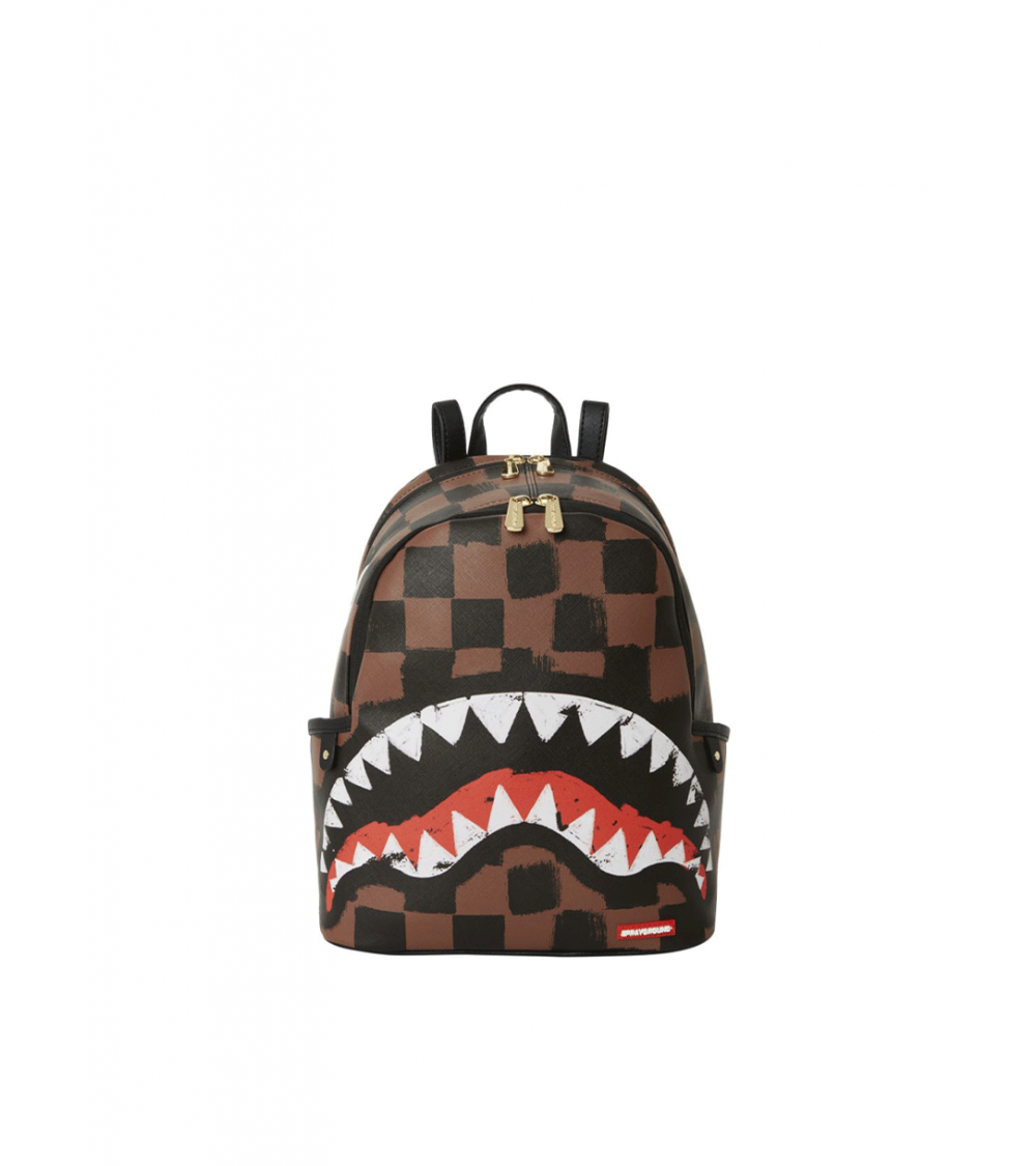 SPRAYGROUND POUCH SHARK IN PARIS Unisex Marrone