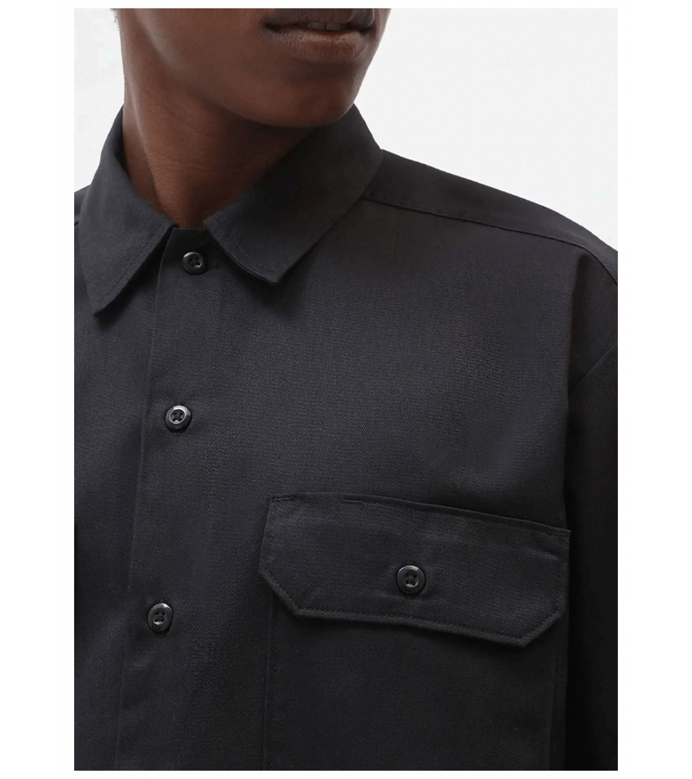 Shirt Dickies Work Shirt Black Men