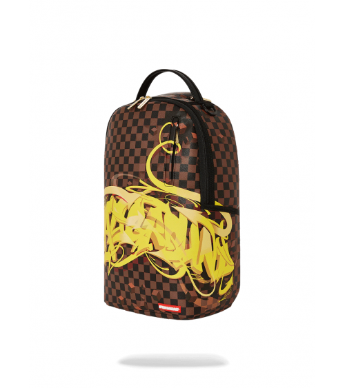 3D GRAFFITI backpack 910B3490NSZ brown