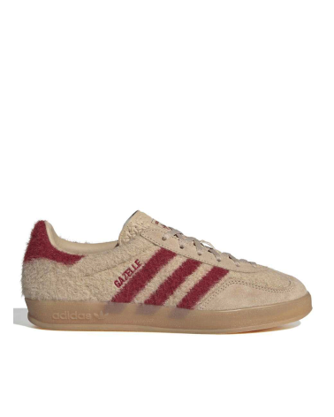 SCARPE ADIDAS GAZELLE INDOOR FUR BEIGE DONNA